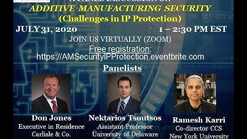 Cybersecurity in additive manufacturing: Intellectual property protection