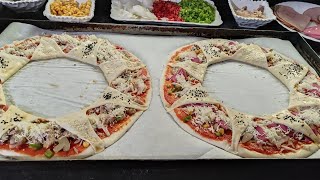 chhiwat ramadan 2021 - جديد البيتزا  لن تستغني عنها بعد اليوم سهلةبحشوات متنوعة - pizza b thon