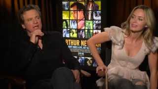 Colin Firth & Emily Blunt on Arthur Newman, escapism, traumatizing a dog