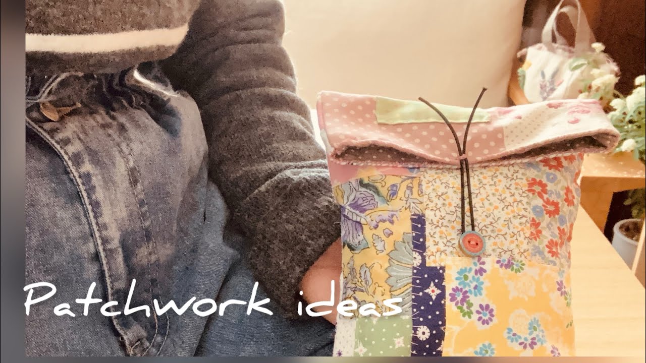 ♡専用♡ハンドメイドパッチワーク小物 ⊹⁺⸜(ᐡ⸝ɞ̴̶̷ ·̮ ɞ̴̶̷⸝ᐡ) ハンドメイド パッチワーク 小物入れ - メルカリ