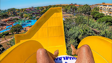 Thrilling Waterslides at Aqualand Cap D