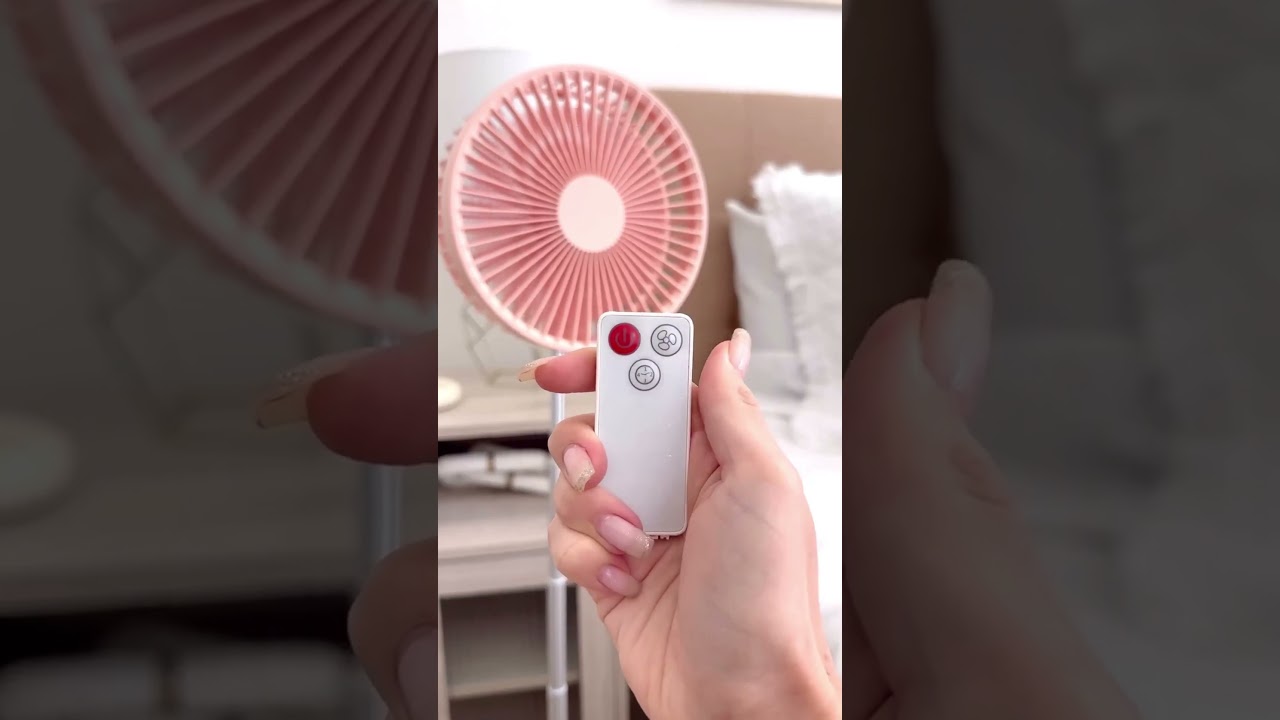 Stay Cool Anywhere: Foldaway Fan with Remote Control Timer | Perfect for Versatile Cooling 🌬️