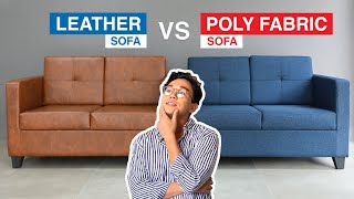 Leather vs Poly Fabric Sofa | MF Home TV