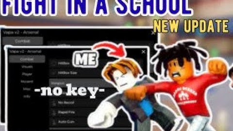 🔥 FIGHT IN A SCHOOL SCRIPT (2025) | NO KEY 💥 Auto Attack, Kill Aura, ESP, Hitbox Expander & More! 💪