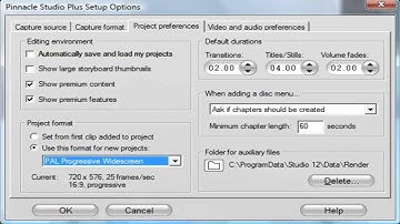 Best Pinnacle Studio 12 Settings For Recording (Dazzle DVC 100)