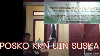 Posko Kkn Uin Suska Di Desa Batang Batindih