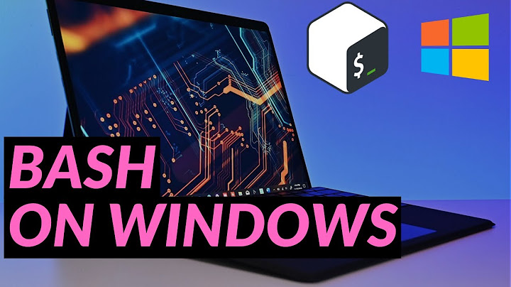 Can t run bash on windows 10