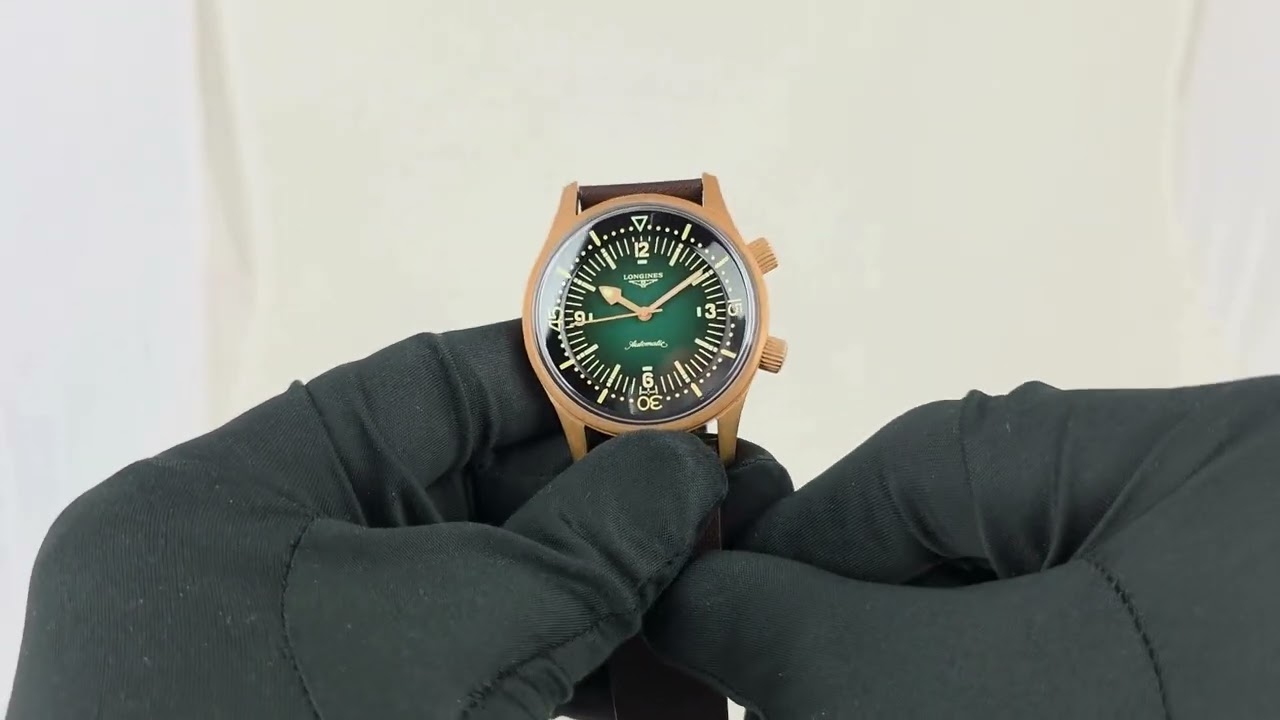 Longines Legend Diver Bronze L3.774.1.50.2 (Pre-owned) - YouTube