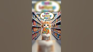 CUTENESS EXPLOSION 😺🍭 | Kitten’s Lollipop Moment BREAKS The Internet! #cat #cute #viral #shorts