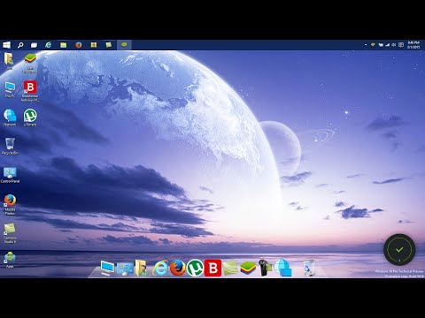 How to get my Beautiful DOCK for WINDOWS 10 Professional build 9926 - (link) 2015