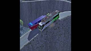 Passengers Crazy On Roof ! World Most Dangerous Mountain in The World - Euro Truck Simulator 2