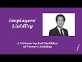 Employers' Liability - A Webinar by Farrar's Building