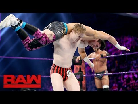 Austin Aries &amp; Gentleman Jack Gallagher vs. Neville &amp; TJP: Raw, May 15, 2017