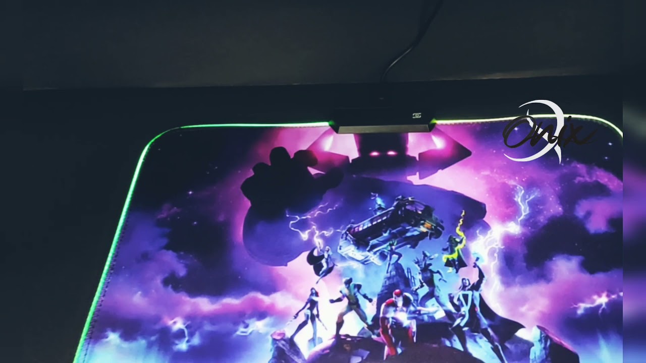 Pad Mouse Con Luces LED