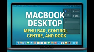 Overview of MacOS Desktop and Its Basic Functions | Basics of MacBook Part 1