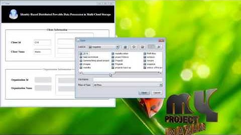 Final Year Projects 2015 | Identity-Based Distributed Provable Data Possession