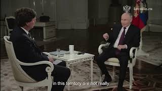 Tucker Carlson - Putin interview ORIGINAL NO ENGLISH DUB (with subtitles)