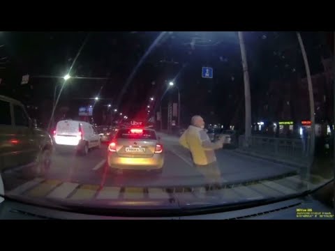 Crossing Pedestrian Barely Missed by Bus || ViralHog