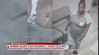 Ohio Amber Alert: 1-year-old taken by mother in Whitehall