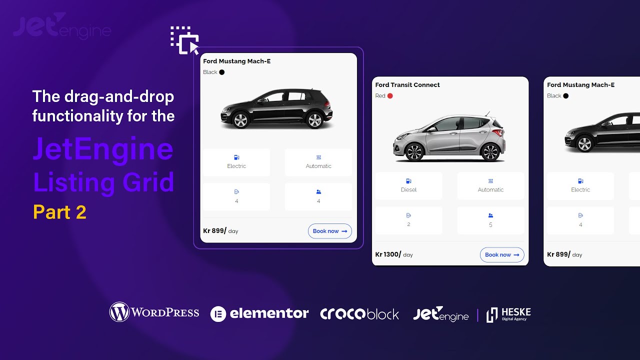 The drag and drop functionality for the JetEngine Listing Grid (PART2 ...