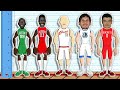 Every NBA Team’s Tallest Player EVER! (NBA Height Comparison Animation)