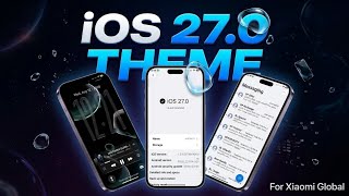 iOS 27.0 THEME NEW iCON PACK AND LQUID GLASS TYPE THEME FOR XIAOMI GLOBAL screenshot 5