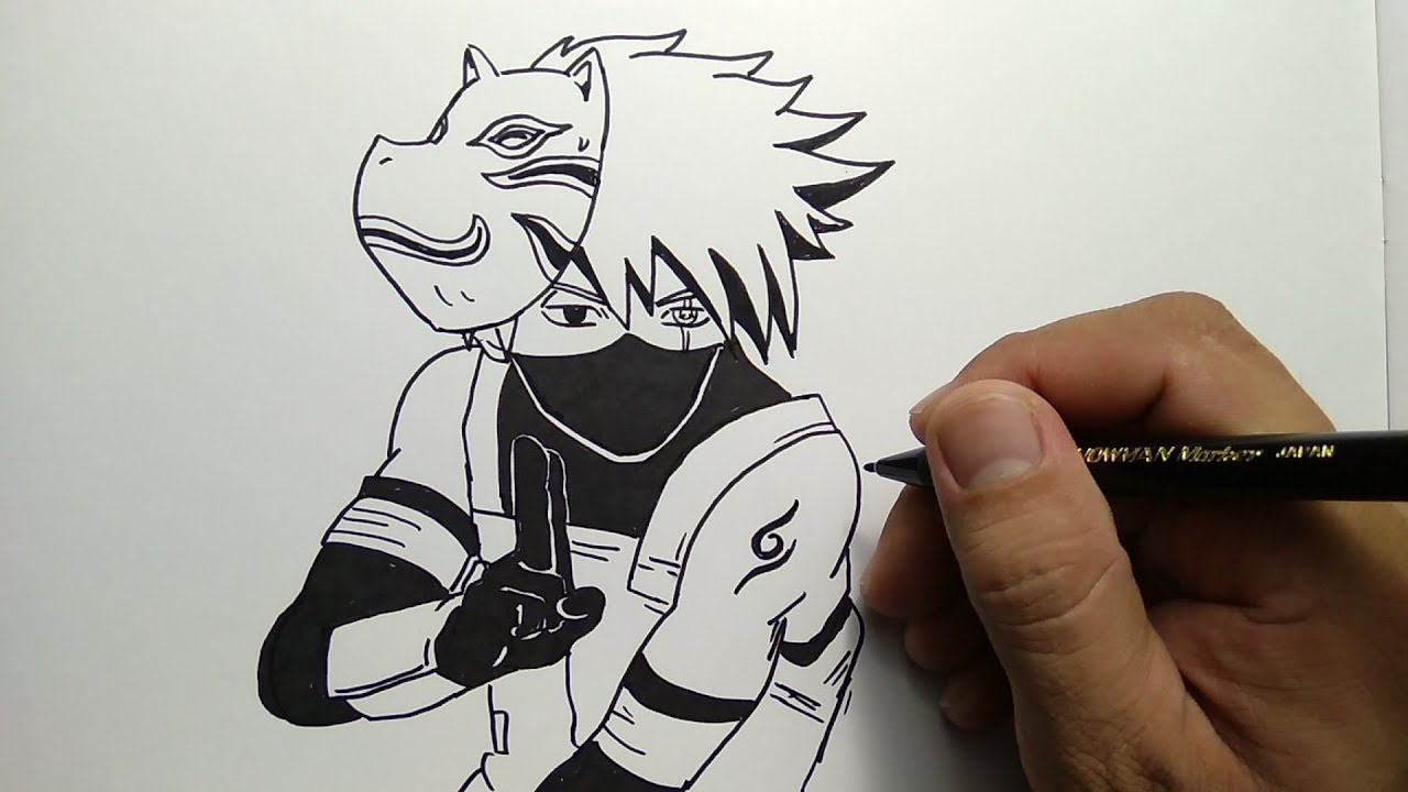  Gambar Kakashi Pensil 3d Markas3d