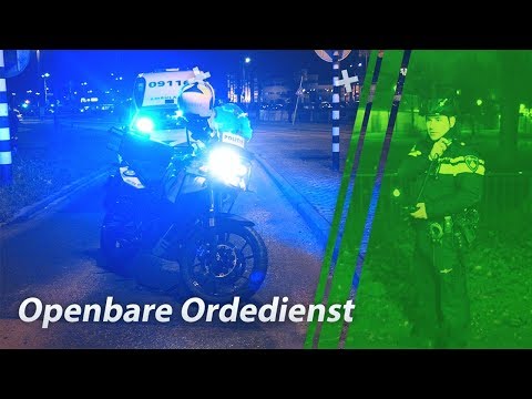 POLITIE NACHTDIENST, Openbare Ordedienst. ONGEVAL, BRANDJE, 150 KM in de 100 ZONE