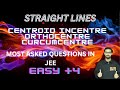 Straight Lines| Centroid| Orthocenter| Incenter| Circumcenter| Most asked questions in JEE| Supertip