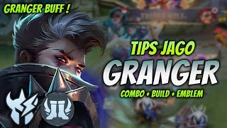 CARA MAIN GRANGER BUFF ! BUILD & EMBLEM GRANGER TERSAKIT 2024 ! | GRANGER JUNGLER GAMEPLAY