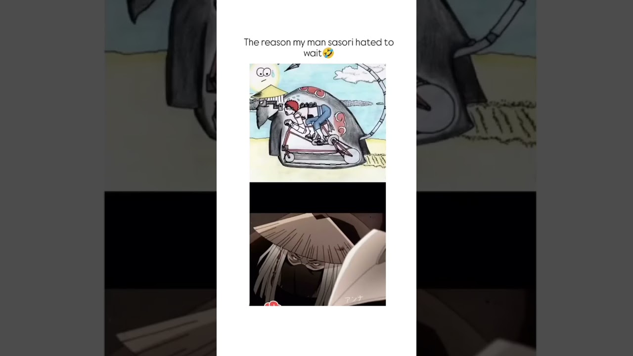 Sasori be like: I didn’t turn myself into wood to waste time 😂 