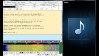 5745 kHz VOA Radiogram on IC-R75
