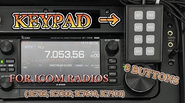 Unlock the Potential of Your Icom Radios with this External Keypad!