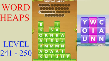 Word Heaps Level 241 - 250 | All Answers | Walkthrough