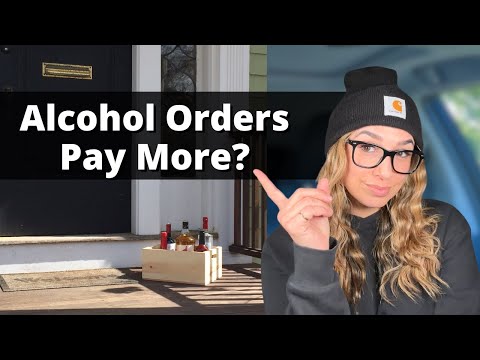 Alcohol Orders Pay More? | DoorDash, Uber Eats, Grubhub, Spark Driver Ride Along