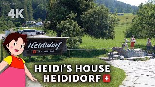 [4K] HEIDI's HOUSE - "HEIDIDORF" | SWITZERLAND - Part 1