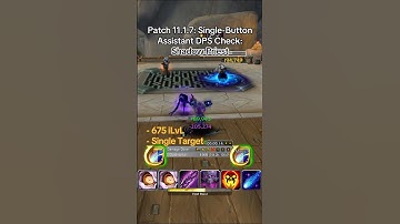 Patch 11.1.7: Single-Button Assistant DPS Check: Shadow Priest #worldofwarcraft #warcraft #mmo