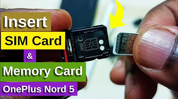OnePlus Nord 5 | How to Insert Both SIM Card and Memory Card or Micro SD Card