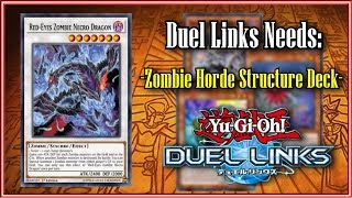 Red-Eyes Zombie Necro Dragon for Duel Links! || YTDan || Duel Links YouTube