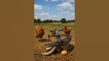 Advanced Drone captures snakes with  special iron clamp .#sharp #Drohne  #ドローン #drone #shorts