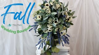 EASY! DIY Fall Cascading Wedding Bouquet| Budget Weddings| DIY Tutorials