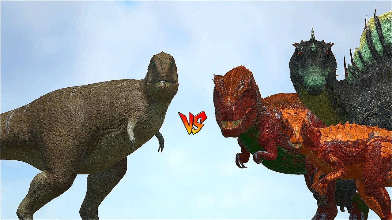 Ark Survival - DEINOSUCHUS (tlc) vs LARGE DINOS [Ep.563] 