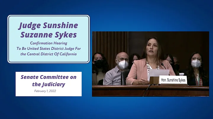 Judge Sunshine Suzanne Sykes - Senate Committee on...
