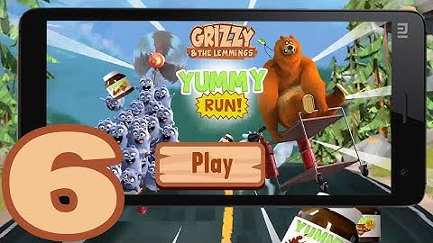 Grizzy and the Lemmings Yummy Run - Gameplay Walkthrough part 6 (Android/IOS)