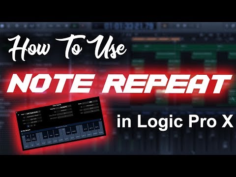 How to use Note Repeat in Logic Pro X Tutorial | Beat Maker Tutorials