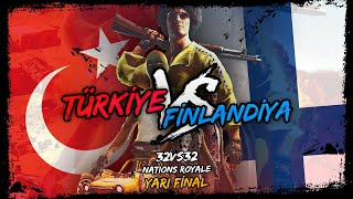 TÜRKİYE VS FİNLANDİYA YARI FİNAL PUBG MAÇI! [1.MAÇ]