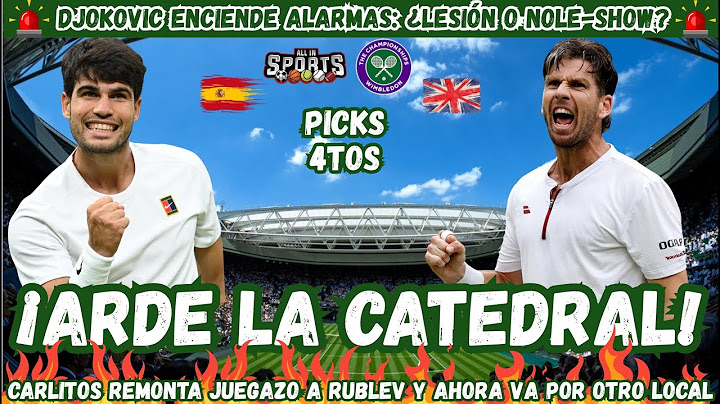 CARLOS ALCARAZ BRUTAL, COMES BACK FROM A GREAT GAME TO RUBLEV AND NOW GOES FOR THE HOME NORRIE 🔥💪...
