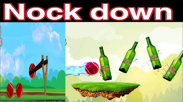 Knock Down Bottles (Snow World) - Level 1 to 5