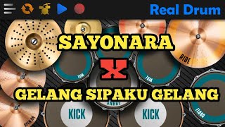 Musik Penutup Acara - DJ SAYONARA X GELANG SIPAKU GELANG - Real Drum Cover