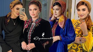 Türkmen gelin gyz moda koynek fasonlar 2023 | Dresses for women | taze fasonlar